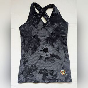 Margarita Activewear Supplex Tie Dye World Race Tank Top Size: 1